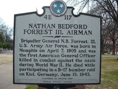 Nathan Bedford Forrest III, Airman Marker. Click for full size. Nathan Bedford Forrest III, Airman Marker image. Click for full size.