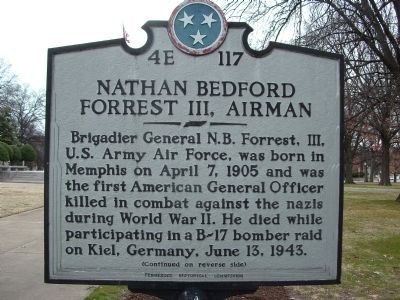 Nathan Bedford Forrest III, Airman Marker image. Click for full size.