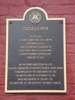 Cucullu Row Marker image. Click for full size.