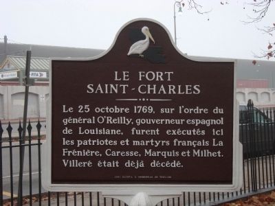 Le Fort Saint – Charles Marker. Click for full size. Le Fort Saint – Charles Marker image. Click for full size.
