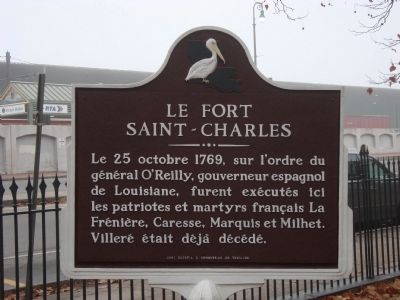 Le Fort Saint – Charles Marker image. Click for full size.