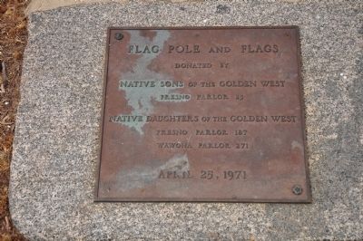 Flag Pole and Flags Marker image. Click for full size.