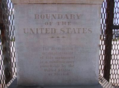 Boundary Marker Number 258 (1894) image. Click for full size.