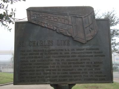 St. Charles Line Marker image. Click for full size.