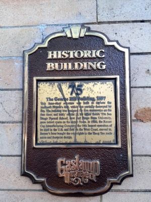 George Hill Building, 1897 Marker image. Click for full size.