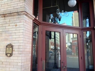 George Hill Building, 1897 Marker image. Click for full size.