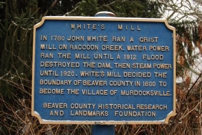 White's Mill Marker image. Click for full size.