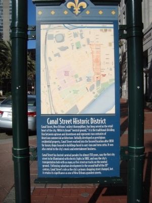 Canal Street Historic District Marker image. Click for full size.
