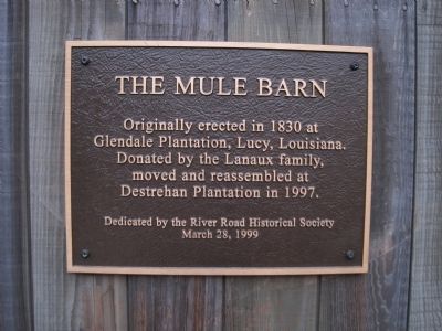 Mule Barn Marker image. Click for full size.