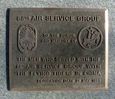 68th Air Service Group Marker image. Click for full size.