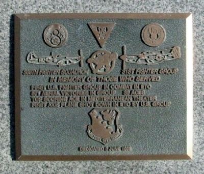 31st Fighter Group Marker. Click for full size. 31st Fighter Group Marker image. Click for full size.