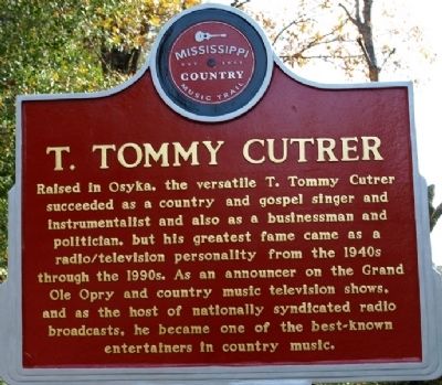 T. Tommy Cutrer Marker image. Click for full size.