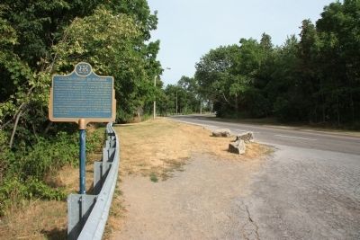 The Niagara Escarpment Marker. Click for full size. The Niagara Escarpment Marker image. Click for full size.