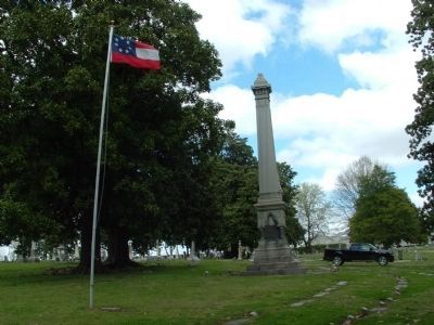 Confederate Soldiers Rest "Confederate Monument" image. Click for full size.