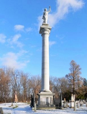 Ethan Allen Monument (1858) image. Click for full size.