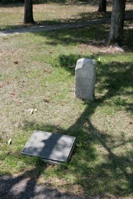 Jackson Trace Marker and Stone image. Click for full size.