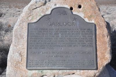 Garlock Marker image. Click for full size.
