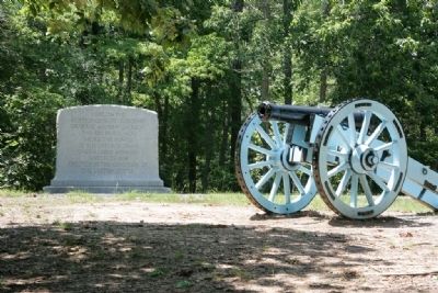 Horseshoe Bend Battleground Monument Marker. Click for full size. Horseshoe Bend Battleground Monument Marker image. Click for full size.