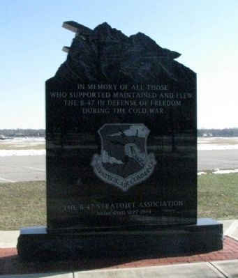 B-47 Stratojet Memorial (Side A) image. Click for full size.