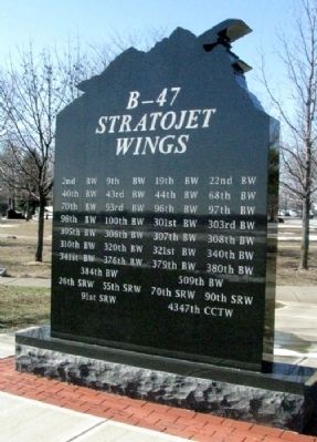 B-47 Stratojet Memorial (Side B) image. Click for full size.