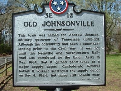 Old Johnsonville Marker image. Click for full size.