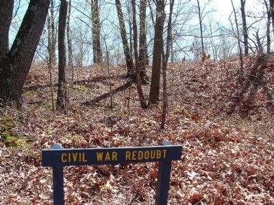 Civil War Redoubt. image. Click for full size.