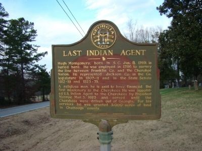 Last Indian Agent Marker. Click for full size. Last Indian Agent Marker image. Click for full size.