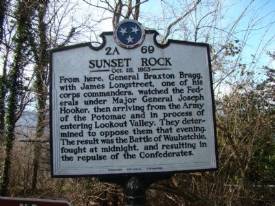 Sunset Rock Marker. Click for full size. Sunset Rock Marker image. Click for full size.