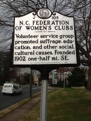 N.C. Federation of Women's Clubs Marker image. Click for full size.