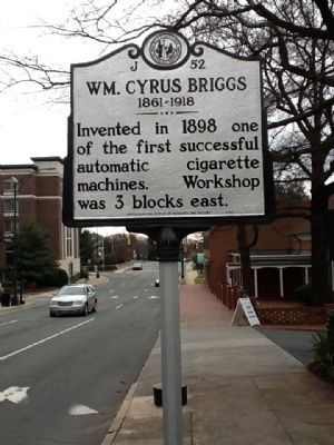Wm. Cyrus Briggs Marker. Click for full size. Wm. Cyrus Briggs Marker image. Click for full size.