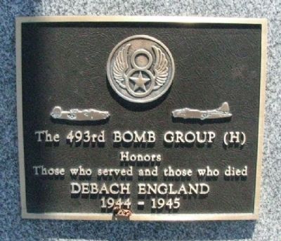 493rd Bomb Group (H) Marker image. Click for full size.
