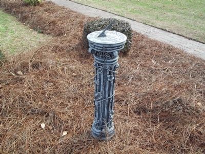 Sundial on the grounds of the building image. Click for full size.