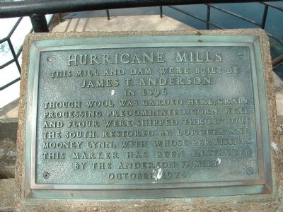 Hurricane Mills Marker image. Click for full size.