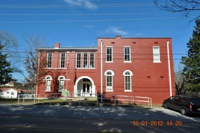 Old Tishomingo County Courthouse Marker. Click for full size. Old Tishomingo County Courthouse Marker image. Click for full size.
