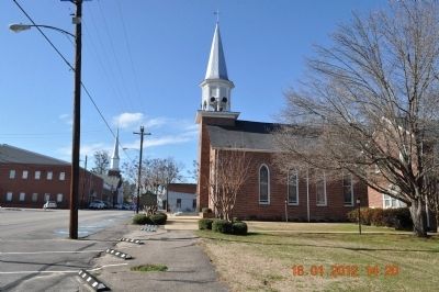 Iuka Methodist Church Marker image. Click for full size.