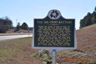 The 11th Ohio Battery Marker image. Click for full size.