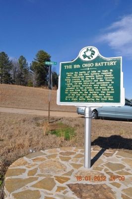 The 11th Ohio Battery Marker image. Click for full size.