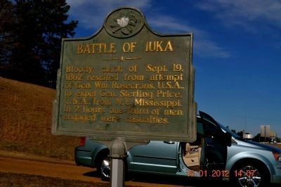 Battle of Iuka Marker image. Click for full size.