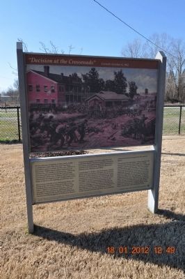 "Decision at the Crossroads" Corinth: October 4, 1862 Marker image. Click for full size.