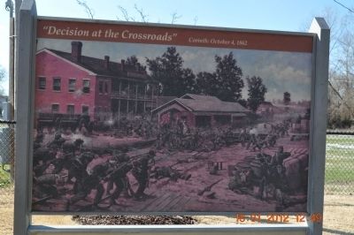 "Decision at the Crossroads" Corinth: October 4, 1862 Marker image. Click for full size.