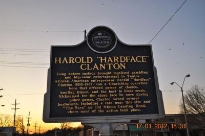 Harold "Hardface" Clanton Marker image. Click for full size.