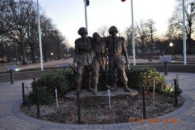 Town of Tunica Veterans Memorial Marker image. Click for full size.