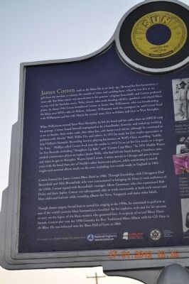 James Cotton Marker. Click for full size. James Cotton Marker image. Click for full size.
