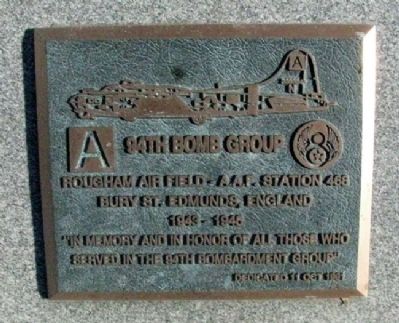 94th Bomb Group Marker. Click for full size. 94th Bomb Group Marker image. Click for full size.
