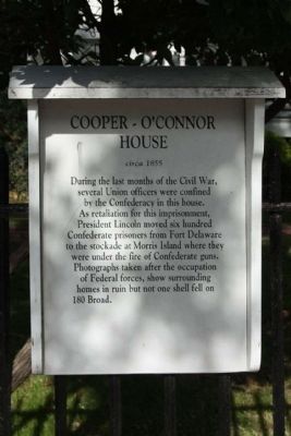 Cooper O'Conner House Marker image. Click for full size.