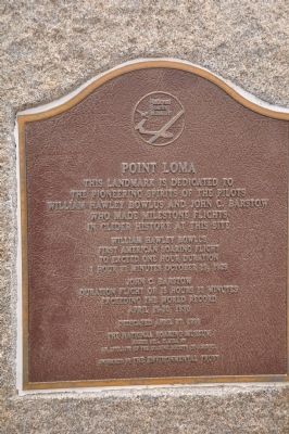 Point Loma Marker image. Click for full size.