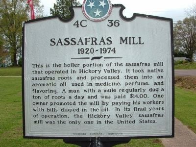 Sassafras Mill Marker image. Click for full size.
