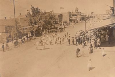 Parade in Corning 1902 image. Click for full size.