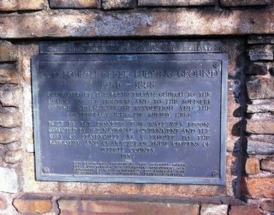 Old Fourth Creek Burying Ground Marker image. Click for full size.