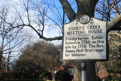 Fourth Creek Meeting House Marker image. Click for full size.